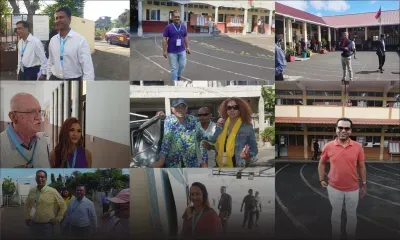 Election Day 2019 : les candidats arrivent à tour de rôle dans les centres de vote pour accomplir leur devoir civique
