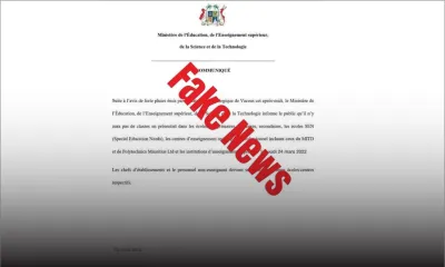 Fake news en circulation - Avis aux élèves : les classes en présentiel auront bel et bien lieu ce jeudi