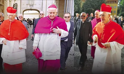 The triumphal entry  of Cardinal Maurice Piat