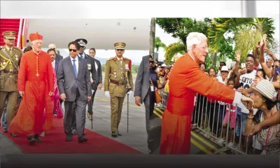 Cardinal Piat back in Mauritius