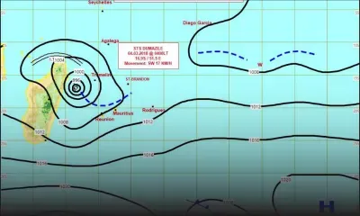 Météo : Dumazile est devenue une forte tempête tropicale