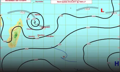 Météo : la tempête Enawo ralentit sa course 