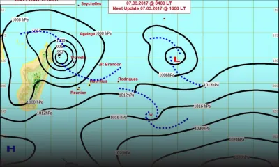 Météo : la perturbation tropicale évoluant au nord-est s’intensifie