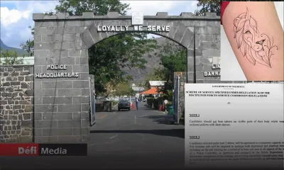 L’interdiction n’étant pas un secret : les Casernes centrales inflexibles face aux policiers tatoués 