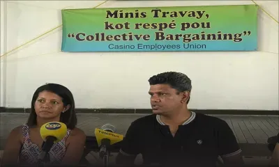 Harcèlement moral allégué : deuxième manif des membres de la Casino Employees Welfare Union