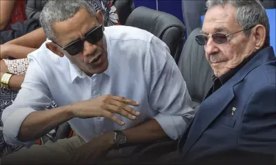 Diplomatie du baseball: Obama et Castro assistent à un match à La Havane
