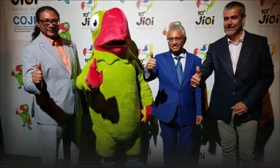 Voici Krouink, la mascotte des Jeux des îles de 2019