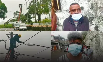 Olivia : une équipe du CEB à pied d’œuvre pour rétablir la fourniture électrique