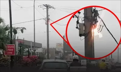 Flic-en-Flac : une colonne du CEB prend feu