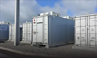 Énergie renouvelable : le CEB accroît sa capacité de stockage de 20 MW