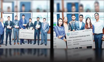 UOM students wins the CFA Research Challenge
