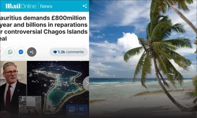 Chagos : Maurice demande 800 millions de livres sterling (environ Rs 45 milliards) par an, selon le Daily Mail