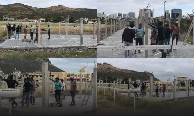 Hippisme - Construction de boxes au Champ-de-Mars : les travaux progressent