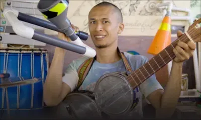 Kan Chan Kin : un musicien qui transforme des déchets en instruments