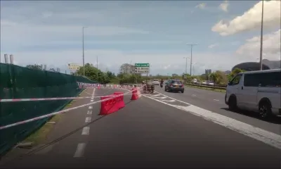Travaux du Metro Express à St-Jean : un tuyau de la CWA endommagé provoque la fermeture temporaire de la route 