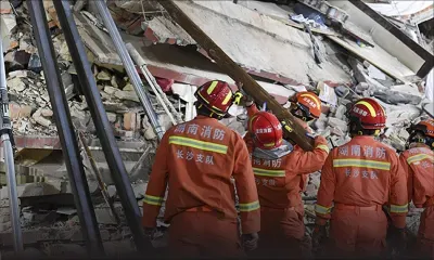 Effondrement d'immeuble en Chine: espoir infime de retrouver des survivants