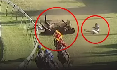 [Vidéo] Chute en course : le jockey Juglall sous respiration artificielle 
