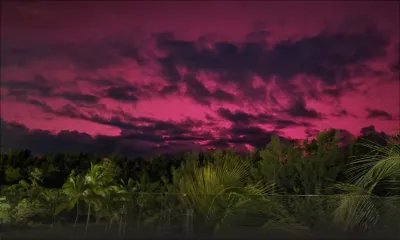 Les explications de la couleur particulière du ciel aperçue en fin de journée