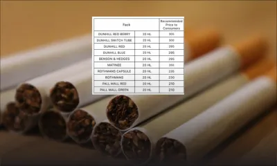 Cigarettes : voici les nouveaux prix