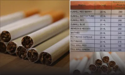 Hausse des prix des cigarettes à partir de ce lundi 6 février