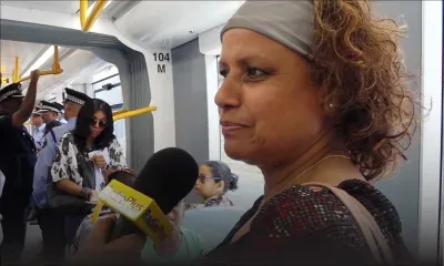 Etablie en France, la Mauricienne Cindy parmi les premiers passagers du Metro Express