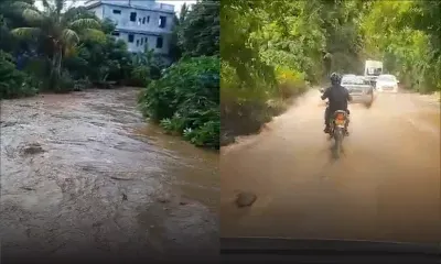 Fortes Pluies : la rivière Citron sort de son lit