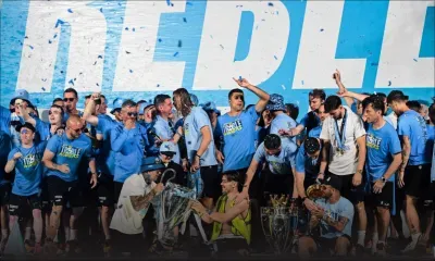 Foot: le président de Manchester City déplore que le triplé soit terni par les accusations financières