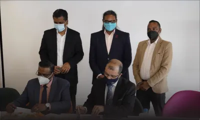 Jeux de la CJSOI : Signature d'un protocole d'accord pour la construction d'une Beach Arena à Blue Bay