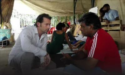 SCBG : Claudio Feistritzer rencontre les grévistes de la faim 