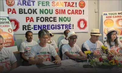 Réenregistrement des cartes Sim : marche de protestation du Collectif "Pa tous nou Sim Card" samedi prochain