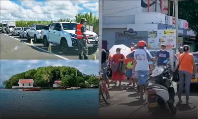 Mahébourg, confiné mais pas trop