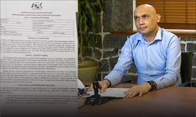 Vaccination : le «consent form» rédigé dans le respect des directives de l’OMS et des recommandations du SLO, explique Jagutpal 
