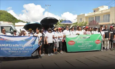 Marche contre la violence domestique - nos femmes, nos enfants : plus jamais victimes