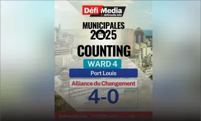 Municipales 2025 : Résultats en direct - Ward 4 Port-Louis : 4-0 pour l’Alliance du Changement 