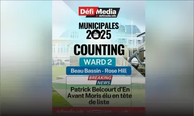 Municipales 2025 [Breaking News] Patrick Belcourt d’En Avant Moris élu en tête de liste au Ward 2 de Beau-Bassin/Rose-Hill