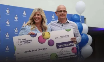 Avec 184 millions de livres remportés à la loterie, un couple de Britanniques peut «rêver»