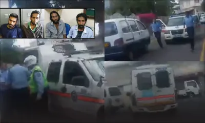 Curepipe : quatre personnes arrêtées après une course-poursuite spectaculaire