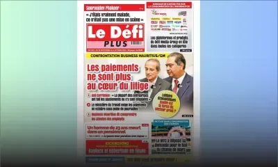 Voici la une du Défi Plus de ce samedi 28 septembre 2024