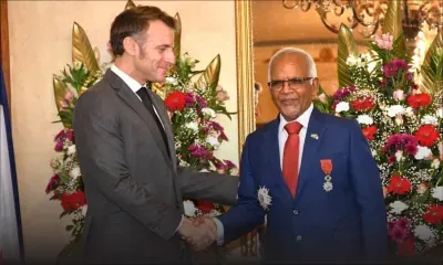 Macron reçu par le président Gokhool : un entretien consacré à la coopération franco-mauricienne  