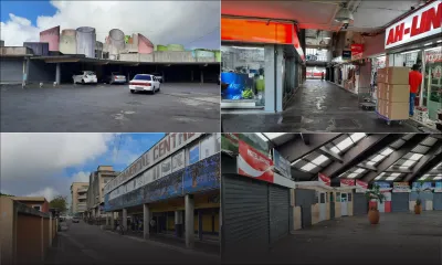 En images : centre-ville 'fantôme' à Curepipe