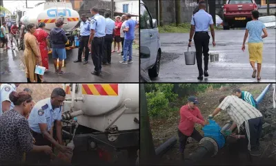 Coupures d’eau à Résidence Atlee : la police prête main-forte aux habitants