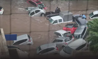 À la rue La Chaussée : personnes et voitures prises au piège 