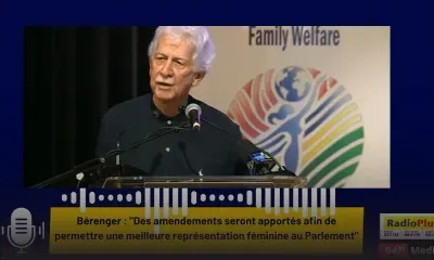 Bérenger : "Des amendements seront apportés afin de permettre une meilleure représentation féminine au Parlement"