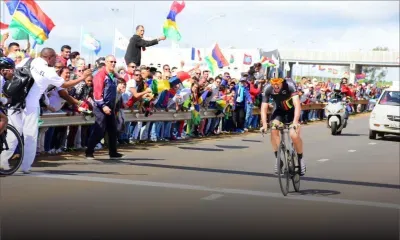 [Images] JIOI - Cyclisme : argent et bronze pour Maurice dans le contre-la-montre individuel