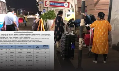 Covid-19 :  892 Mauriciens rapatriés depuis le 3 juin