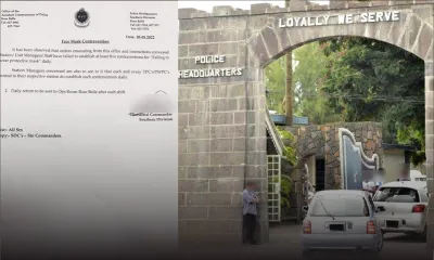 Non-port du masque : Un «quota de cinq contraventions» exigé quotidiennement aux policiers, selon un document 