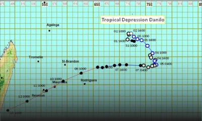 Météo : Danilo à 740 km de Maurice