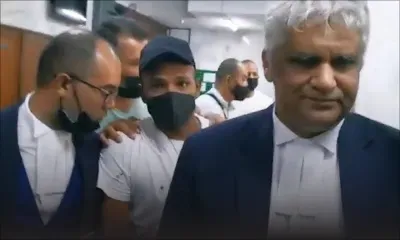 Comparution de Dominique Deeseeal, dit Darren l'activiste, devant la Bail and Remand Court à Port Louis en ce samedi matin.