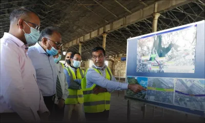 Metro Express : une plateforme temporaire aménagée au Caudan