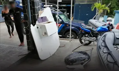 Disparition en mer de Waren Wong-Tong : des débris du speedboat   enfin retrouvés 